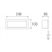 Empotrable de exterior IP44