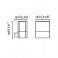 Aplique de pared exterior DANTA
