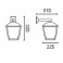 Aplique pared Wilma de exterior IP44