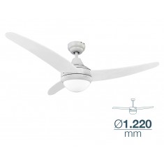 ventilador de techo blanco
