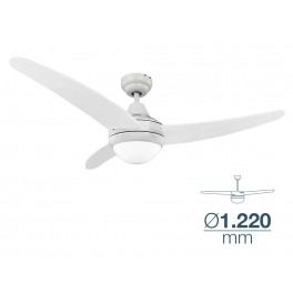 ventilador de techo blanco