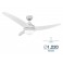 ventilador de techo blanco