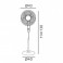 VENTILADOR DE PIE CALMA